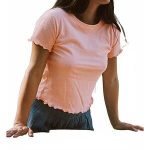 NEW LA RELAXED classic tee in peach